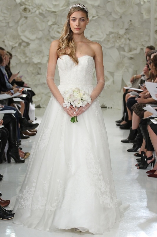 Watters&#039; &quot;Asher&quot; (style 7000B). Available in Charleston through Jean&#039;s Bridal and White on Daniel Island.