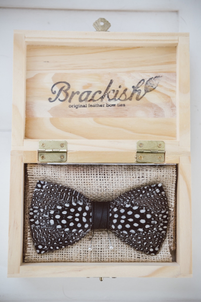 Bow tie from Brackish Bow Ties. Photograph by amelia + dan.