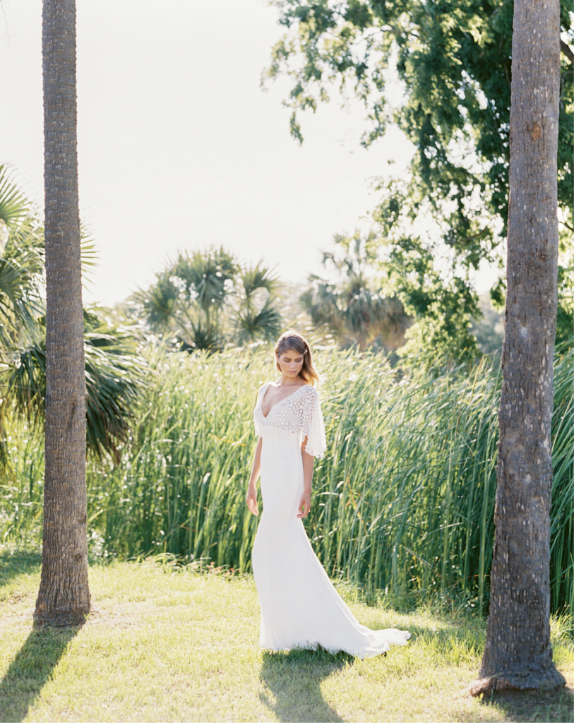 Casablanca’s “Cheyenne” gown from Palmetto Bridal Boutique. Photograph by Perry Vaile