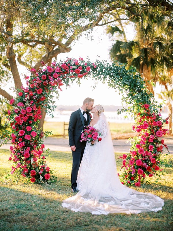After years dating while living on different continents, Katie Reilly and Harry Booth chose to celebrate their marriage at Lowndes Grove, a Charleston venue Katie discovered long before she was engaged.