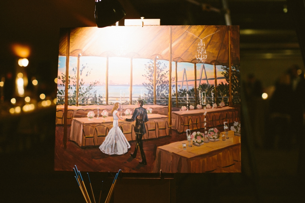 Live painting by Wed on Canvas. Image by Clay Austin Photography at Harborside East.