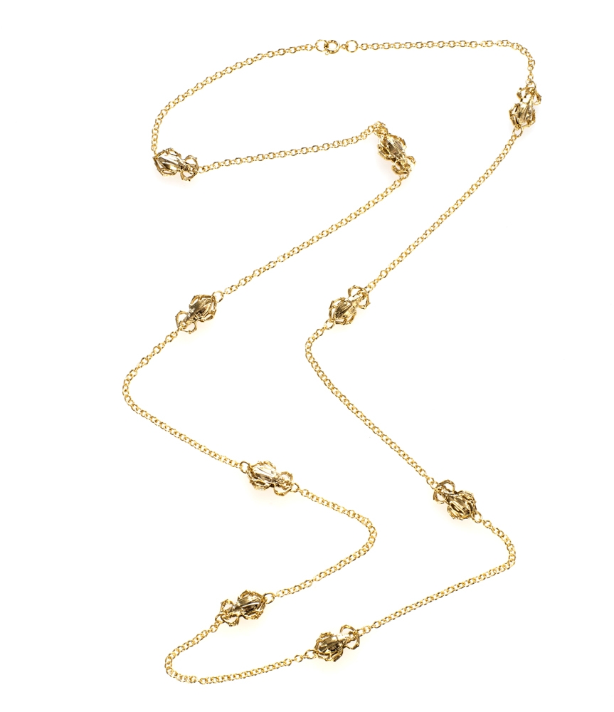 Goldbug long station necklace ($150)