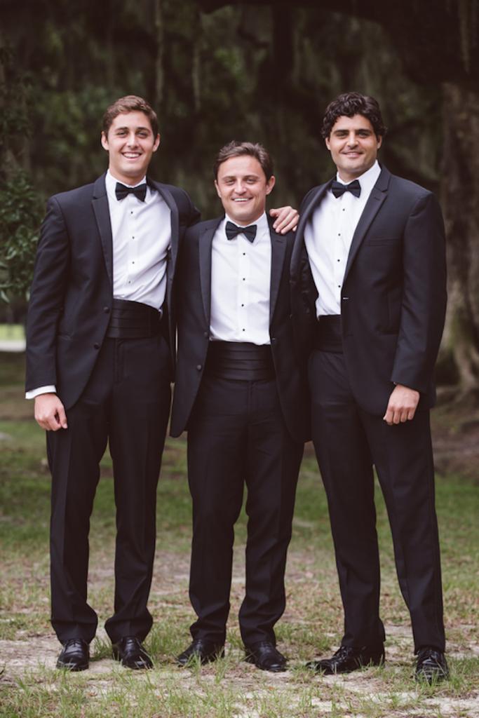 Menswear from Charleston Tuxedo. Image by amelia + dan photography at Middleton Place.