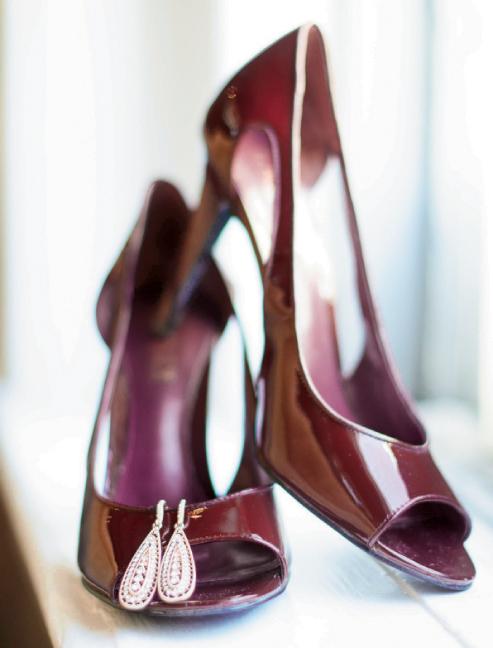 Shoes by Ralph Lauren. Earrings from Happily Ever Borrowed. Image by Aneris Photography.